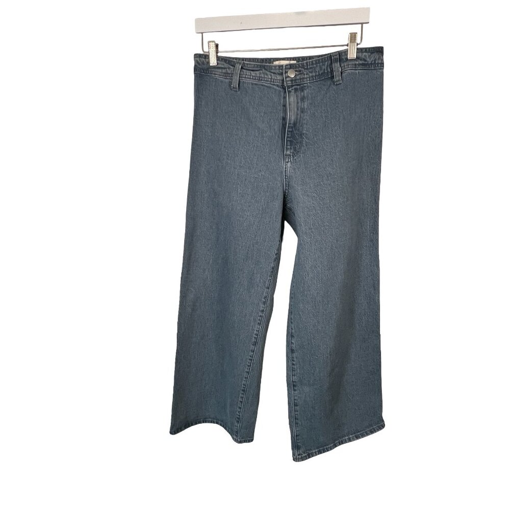 Universal Thread Wide Leg Ankle Light Blue/Gray Wash Size 12